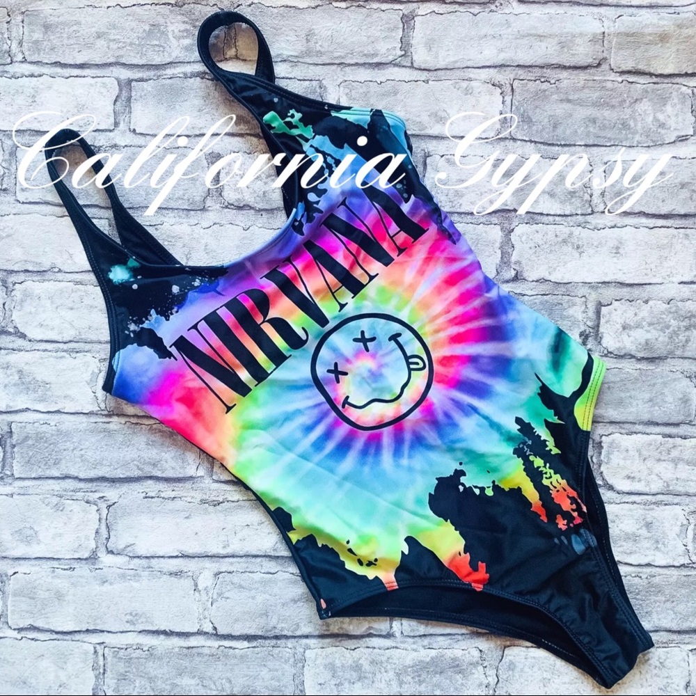 Nirvana Tie dye Swimsuit - Picture 2 of 6